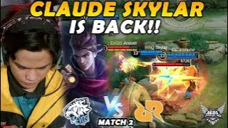 DEBUT LESLEY DI MPL!! CLAUDE SKYLAR DILEPAS COY!! - RRQ VS EVOS MATCH 2