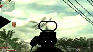 Call of Duty Modern Warfare 3 Multiplayer Destroyed Helicopter! P90