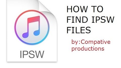 FIND (.IPSW) FILES IN 30 SECONDS