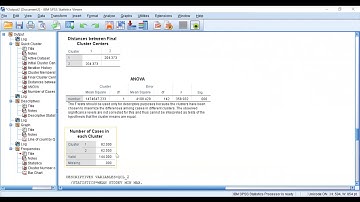 How to Interpret a non-hierarchical cluster analysis output on SPSS (Part 2)