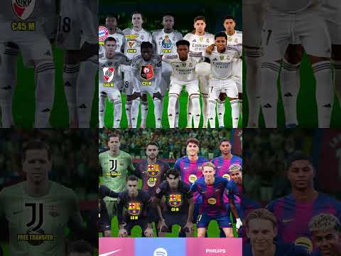 Real Madrid vs Barcelona | El Clasico 2025 | Transfer Value #bintangbola
