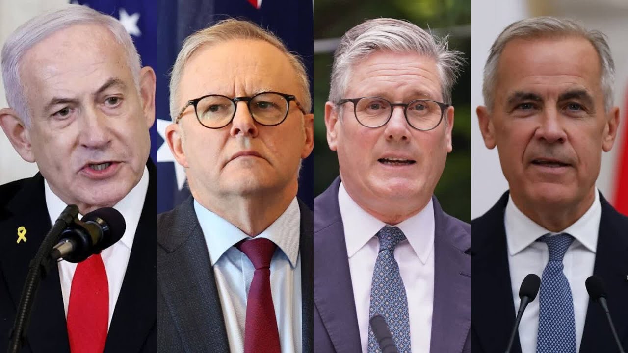 Netanyahu slams Australia, Britain and Canada for recognising Palestine Netanyahu slams Australia, Britain and Canada for recognising Palestine