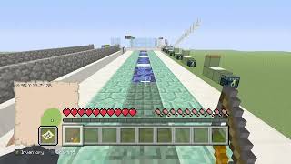 Minecraft True Quad 45 But with normal block + trapdoor,  controller