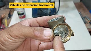 ¡¡TUTORIAL¡¡ cómo funcionan valvulas de retencion orizontal:  Explicación paso a paso'.