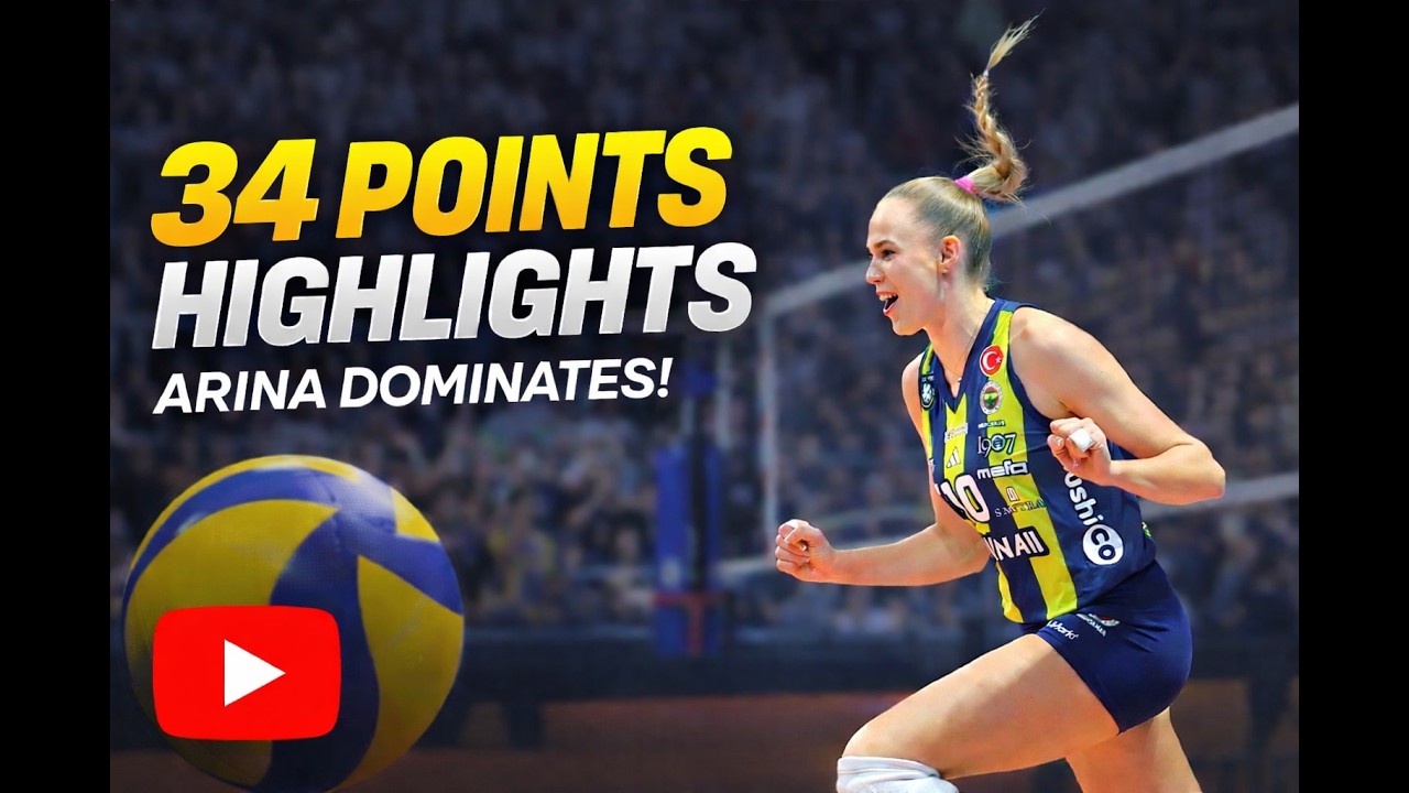 ARİNA FEDOROVTSEVA -🔥34 POİNTS 🔥- FENERBAHÇE vs GÖZTEPE