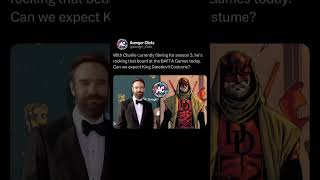 Charlie Cox’s beard at BAFTA has fans dreaming of King Daredevil! 😈🔥 #DaredevilBornAgain #marvel