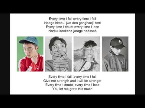 EXO - Stronger Lyrics ( Romanization & Eng Sub )