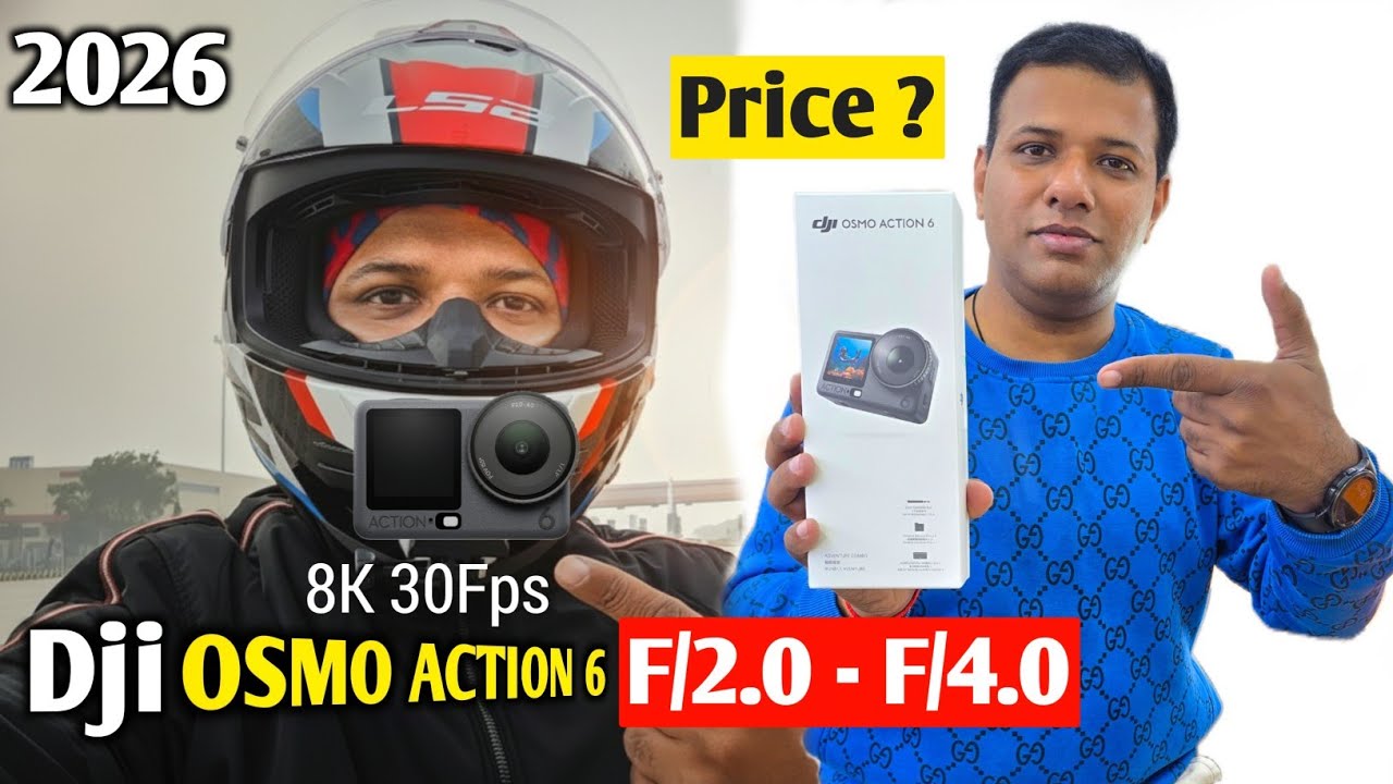 DJI Osmo Action 6 Unboxing & Review, Pehla Action Camera with Variable Aperture! 🔥