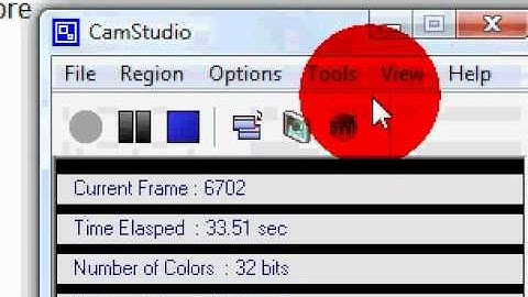 Camstudio 2.0 tutorial