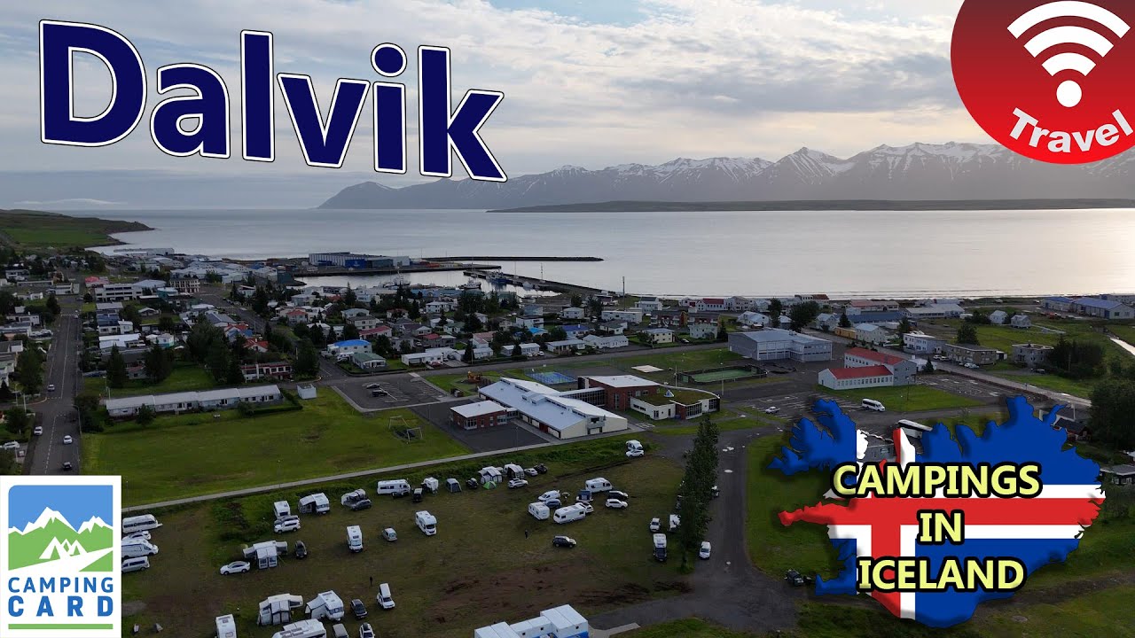 Campings in Iceland - Dalvik — Dalvík, Iceland — video poster