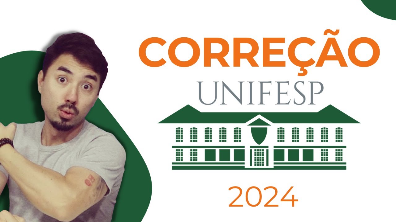 CORREÇÃO UNIFESP 2024 Química YouTube