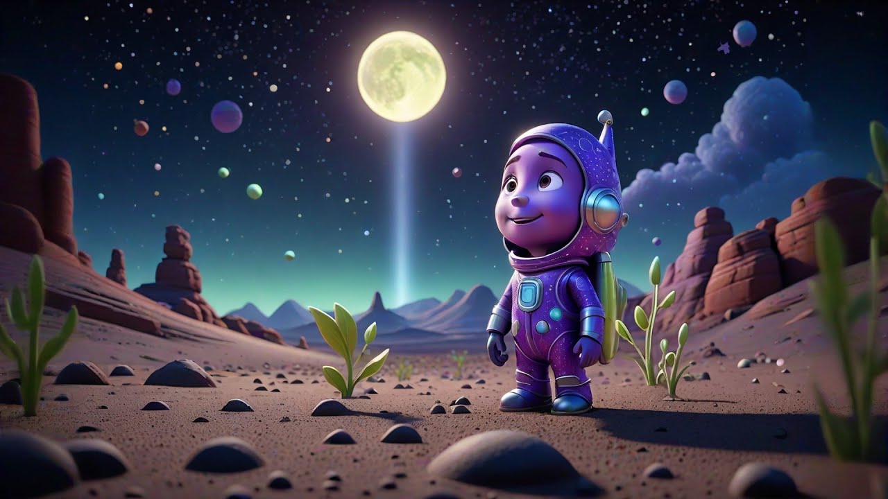 5 Little Rockets Five Little Rockets Flying to the Moon | Fun Space Counting Song for ...