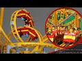 Lego theme park roller coaster v10