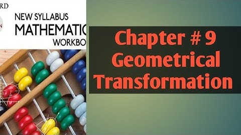Ex9A||Q7 (d)||Chapter #9||Geometrical Transformation ||Reflection ||D2 math ||O level math ||IGCSE