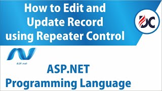 How to Edit and Update Records Using Repeater Control || ASP.NET
