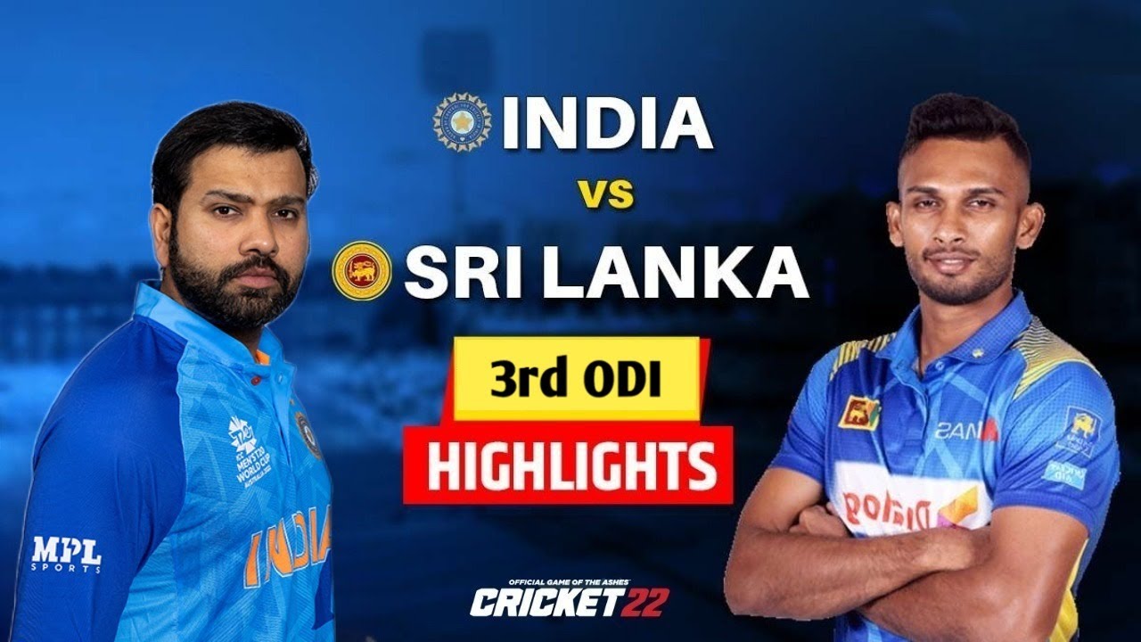 India vs sri lanka 3rd ODI Highlights 2023 IND vs SL 3rd ODI Highlights Hotstar Cricket 22