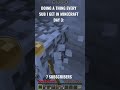 DOING A THI G EVERY SUB I GET IN MINECRAFT DAY 3| minecraft