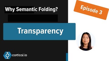 Semantic Folding Benefits #3: Transparency