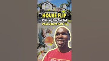 House Flip Painting Has Started Palm Estate Part 15 #realestate #renovation #house