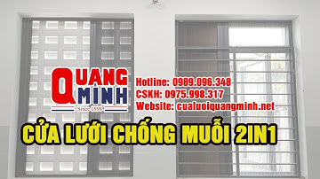 Cửa Lưới Kết Hợp Rèm Chống Nắng || Vừa ngăn côn trùng, vừa ngăn chặn ánh nắng