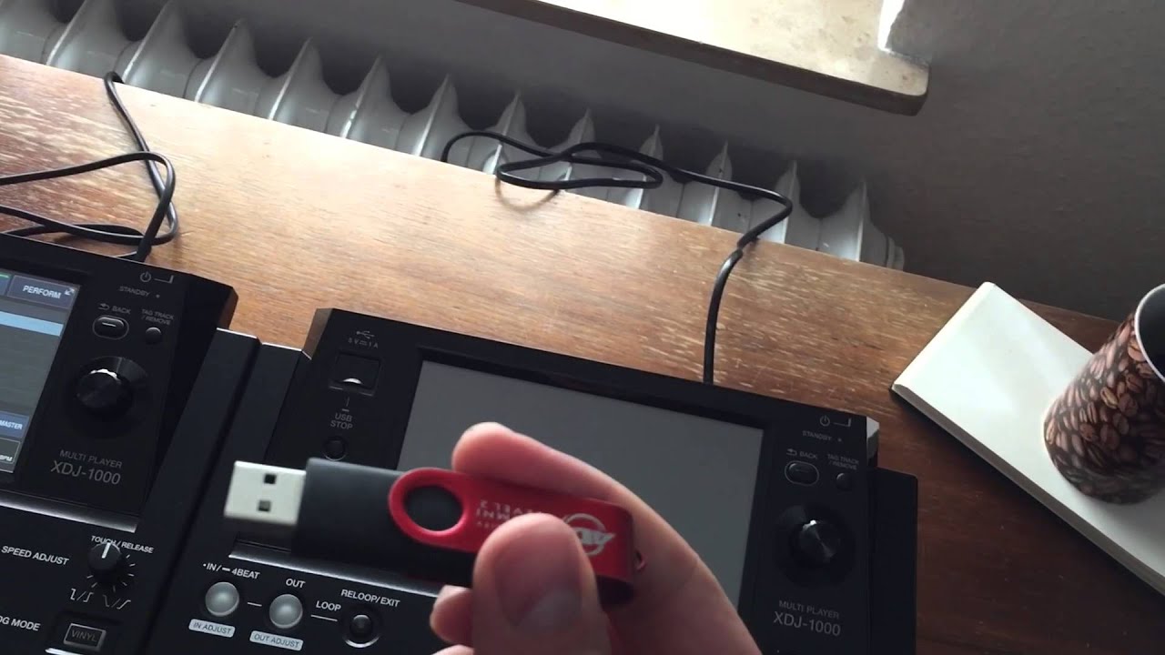 Pioneer XDJ-1000 How to Firmware update - YouTube