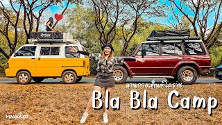 Bla Bla Camp | แคมป์กับเพื่อน | Mini Yellow Van x แพรวีย่า x Camp life story x Its me maan Ep.68