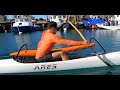 Learn oc1  v1 stroke in 2 minutes  sit up  rotate  reach  catch  situp  outrigger