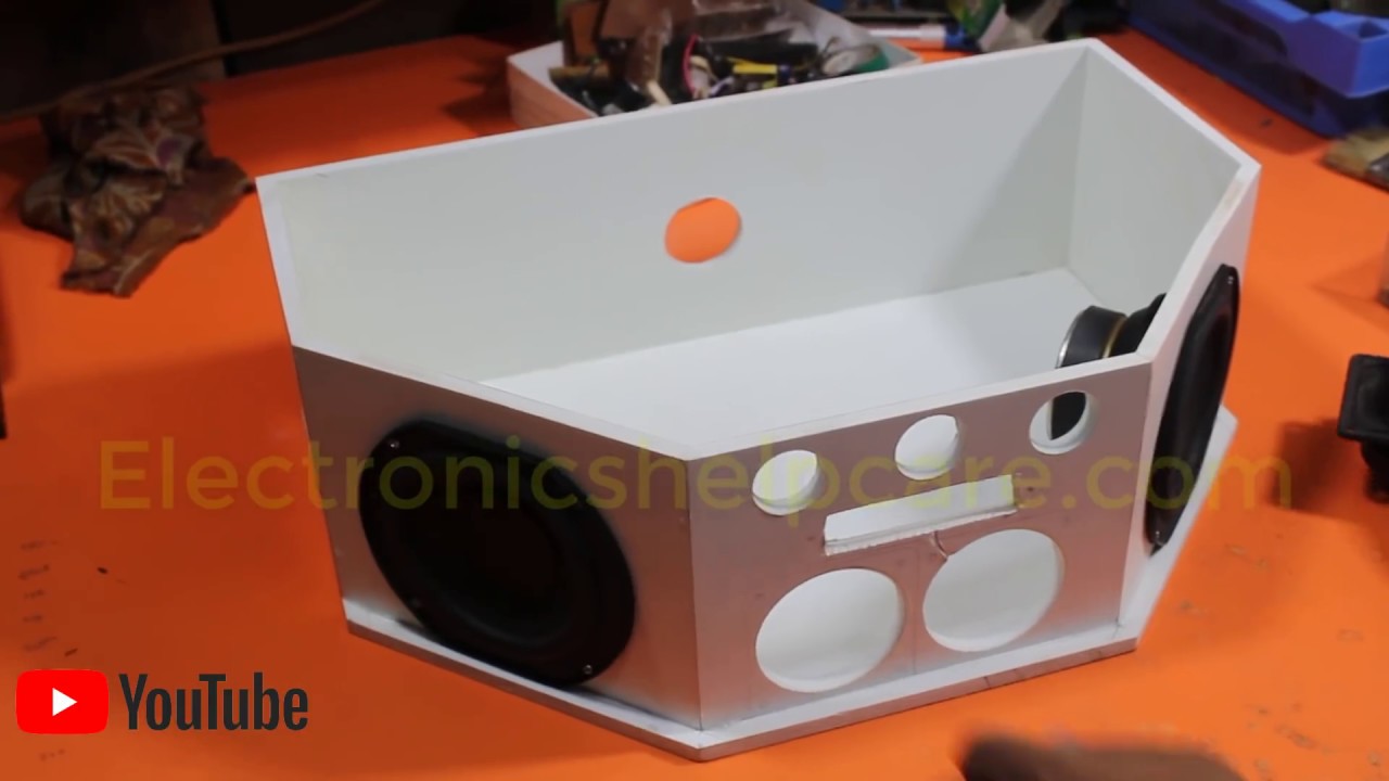 How to Make Sound Box? how to make sound box using plastic wood? making sound box, electronics How to Make Sound Box? how to make sound box using plastic wood? making sound box, electronics