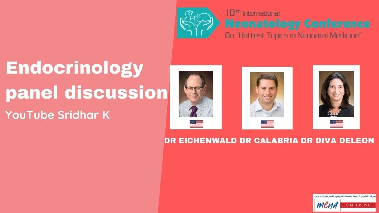 Endocrinology panel discussion. Dr Eichenwald, Dr Calabria and Dr DeLeon