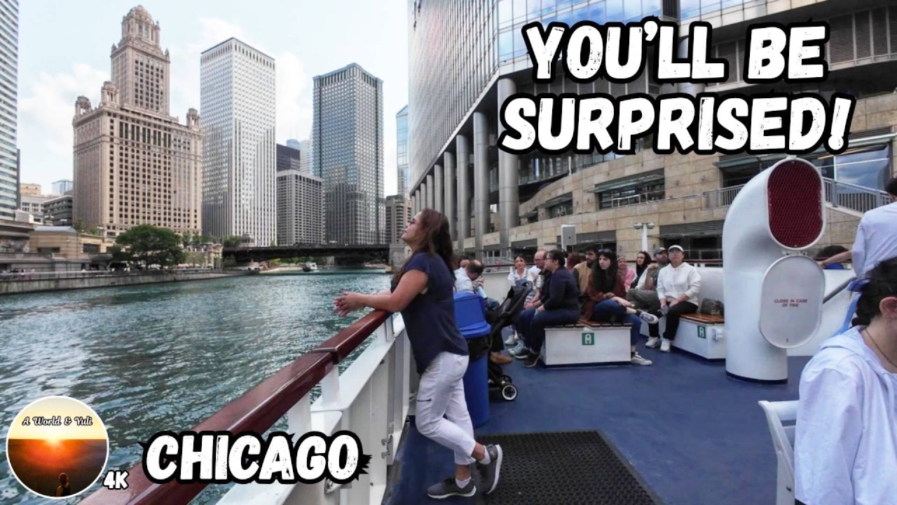 NOT what I Planned in Chicago! CHICAGO BOAT TOUR 4K