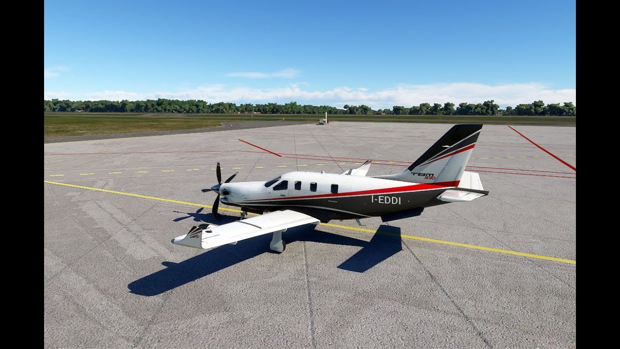 FS2020 - Monaco - Verona - IFR - ATC - Daher TBM930