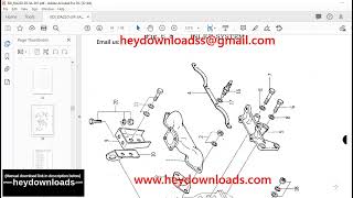 TCM STD25 Isuzu DA220-39 Engine Parts List Manual DA220-39-3A