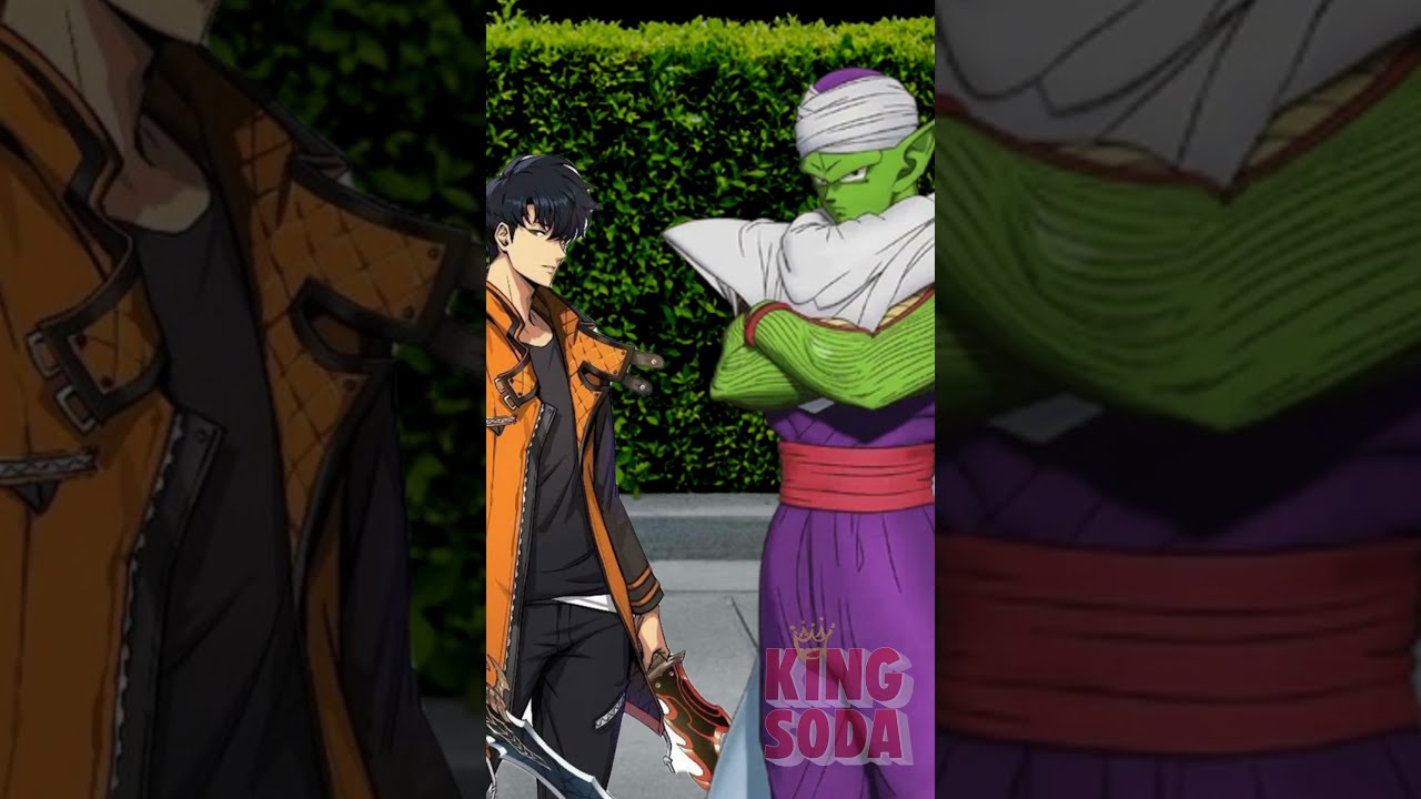 Sung Jinwoo S Aura Farming Meets Piccolo Sololeveling Dragonball Anime