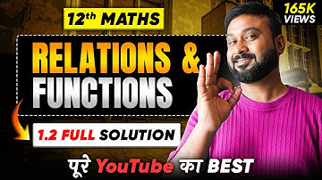 Class 12 Maths NCERT Ch 1 Relations & Functions Ex 1.2 Solution | 2026 | VidyaWise