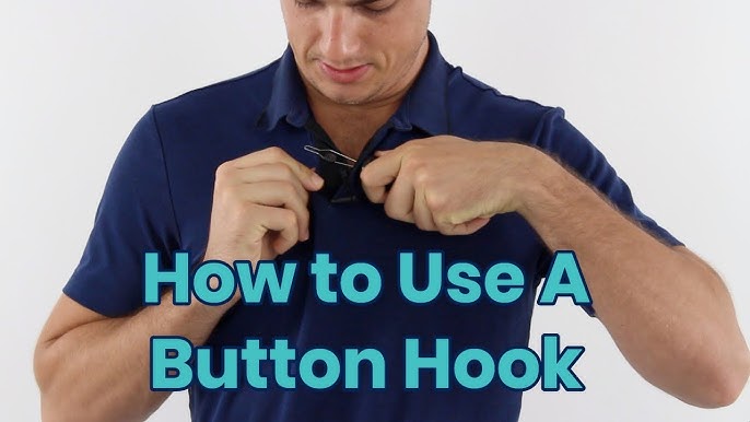 How To Use A Button Hook (With Zipper Pull) 