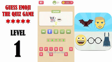 Guess Emoji The Quiz Game Level 1 - All Answers - Walkthrough