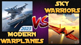 Sky Warriors Airplane Games Vs Modern Warplanes screenshot 1