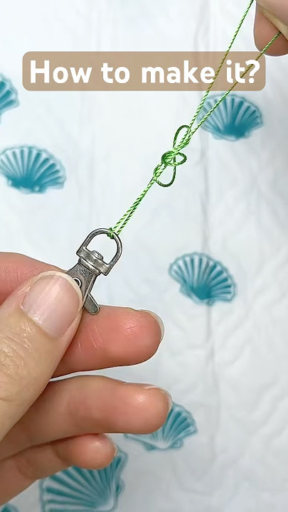 How to make it?#shorts #shortsfeed #diy #craft #diycrafts #handmade #howto #fashion #knotskill