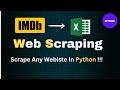 Web scraping with python  real website scraping project in python
