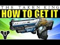 Destiny how to get the boolean gemini exotic scout rifle  the taken king