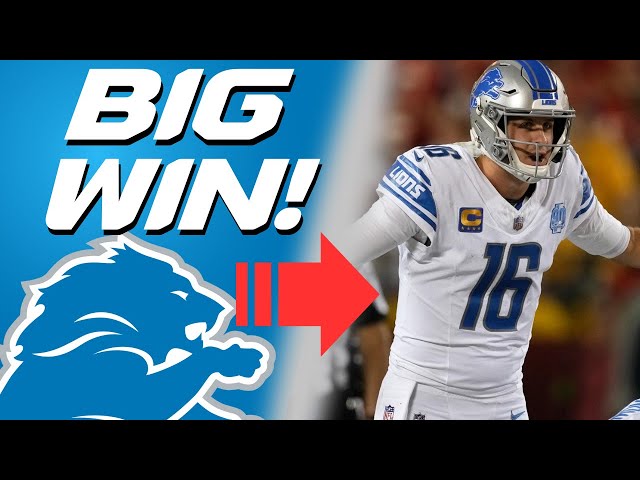 detroit lions win today