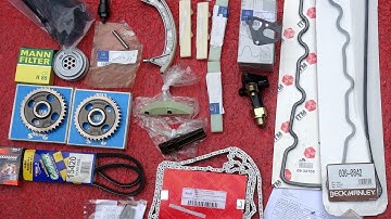 MERCEDES BENZ TIMING CHAIN & GUIDE RAIL & TENSIONER REPLACEMENT