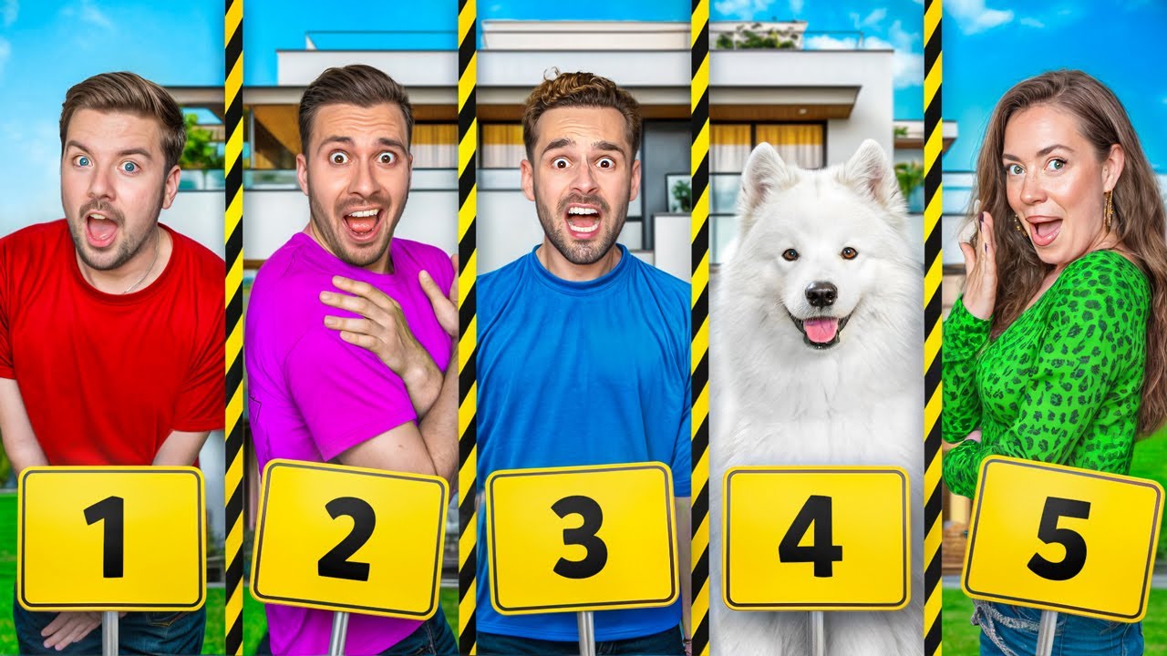 1 Dag Ons Huis Door 5 Delen! *Challenge*