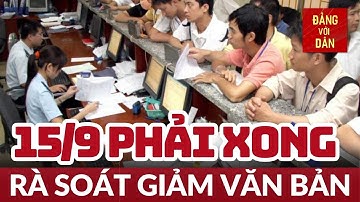 Thành lập tổ công tác rà soát hệ thống văn bản quy phạm pháp luật | Đảng với Dân