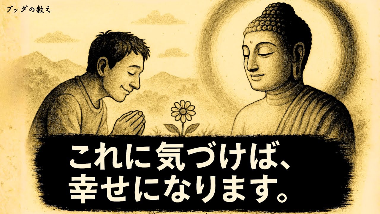 【９割が知らない幸せの正体】何かを得る必要はない。気づくだけで幸せになれる理由 | ブッダの教え