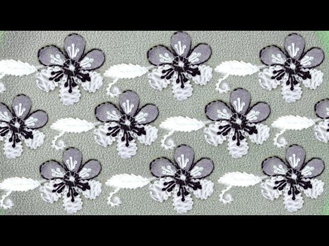 Chikankari Embroidery Design For Kurti and Dress, Hand Embroidery Tutorial