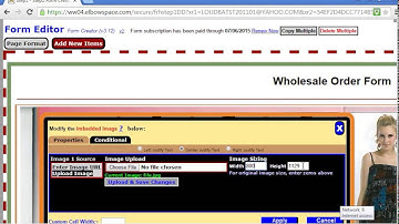 Web Form Builder - Resizing Large Images