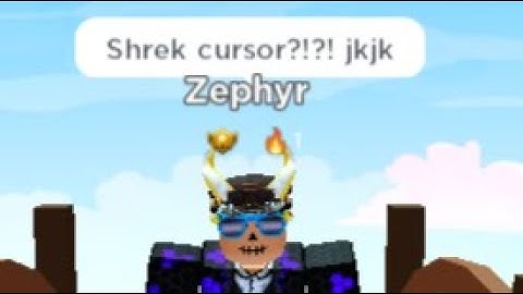 Roblox Bedwars With A Custom Cursor