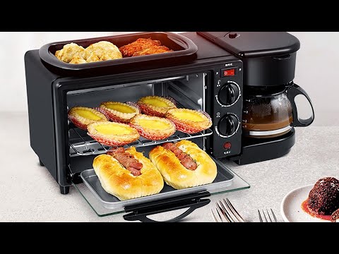  3 in 1 Breakfast Station, Toaster with Frying Pan