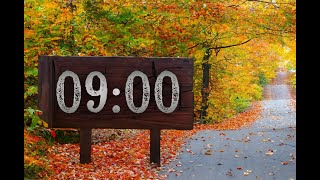 Autumn Tranquility: 9-Minute Silent Countdown Timer 🍂🕒 | Miss Ashley's Timers